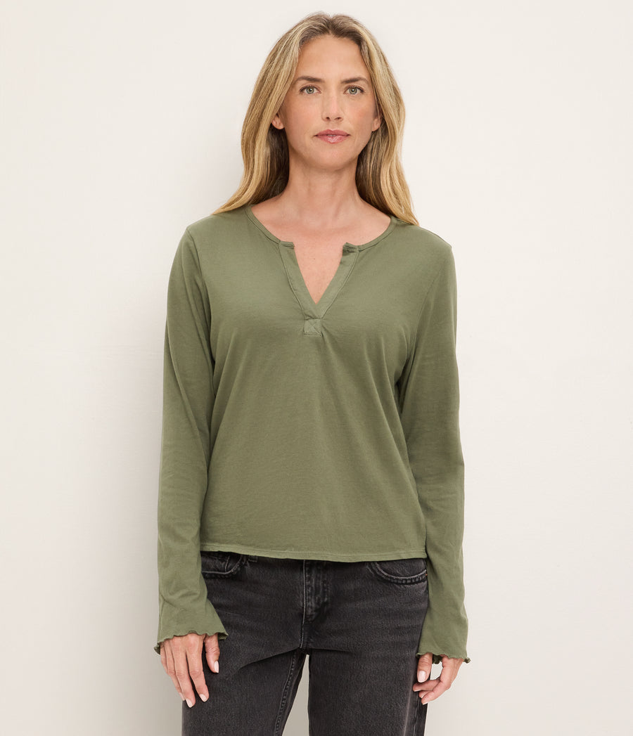 Abby Notch Neck Top