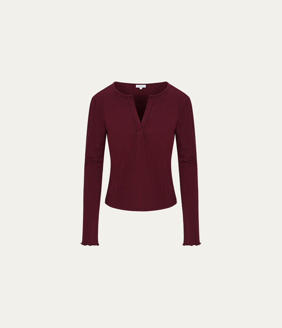 Abby Notch Neck Top