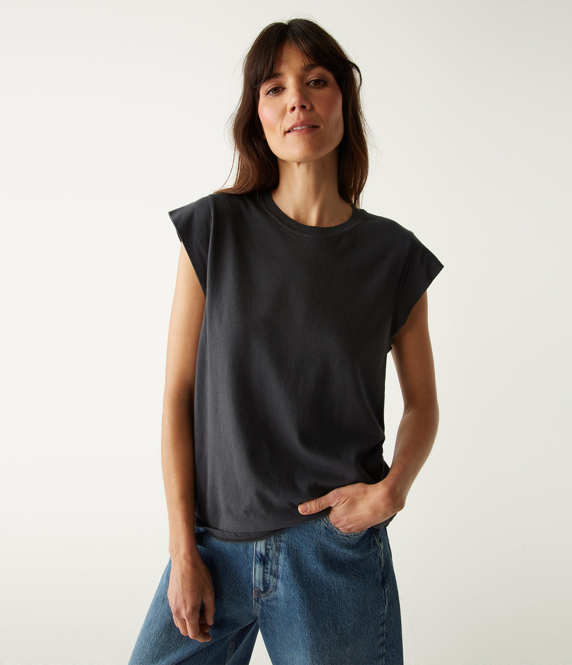 Joey Power Shoulder Tee Joey Power Shoulder Tee