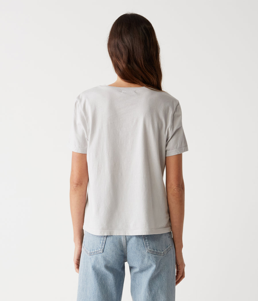 Becca Tee in Crescent Grey Back View #CRESCENT