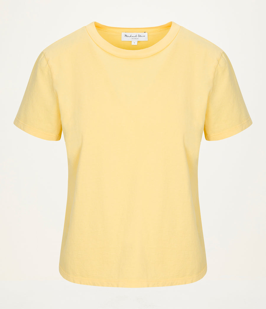 Becca Tee in MACAW Yellow Close Up View #MACAW