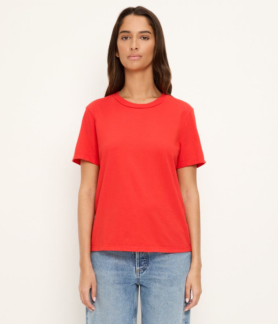 Becca Tee in SAMBA RED Full Body View #SAMBA
