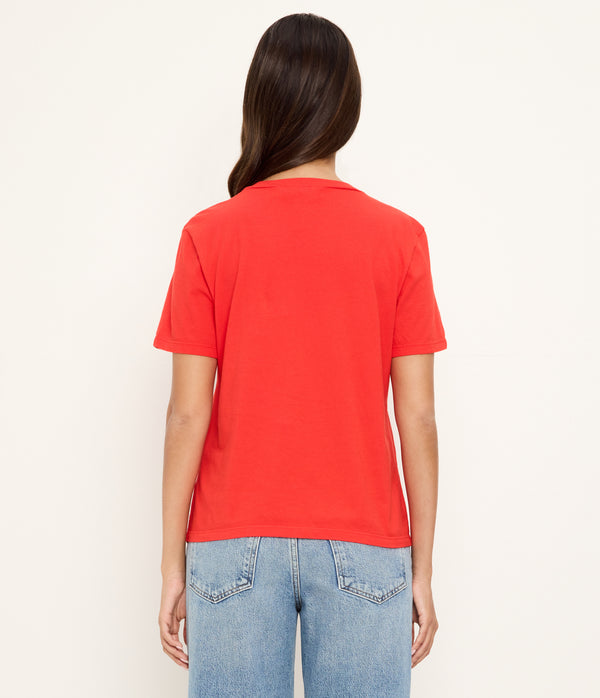 Becca Tee in SAMBA RED Back View #SAMBA