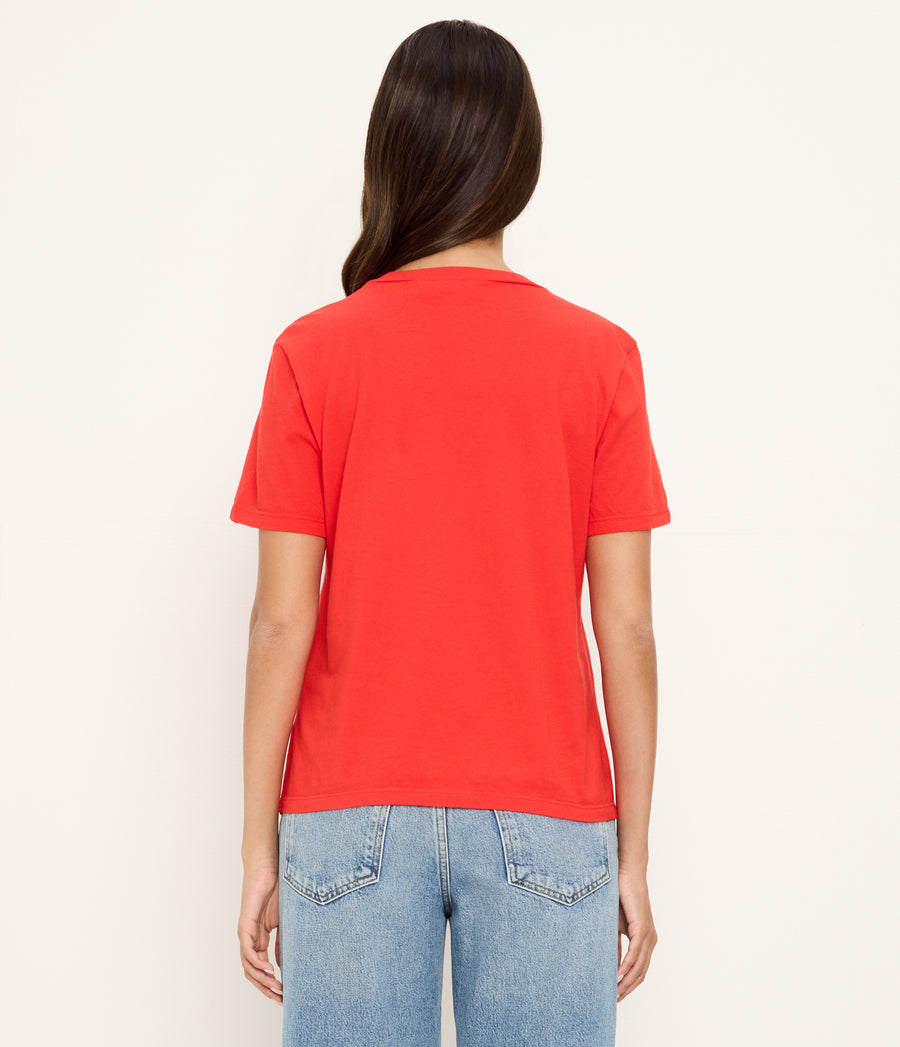 Becca Tee in SAMBA RED Back View #SAMBA