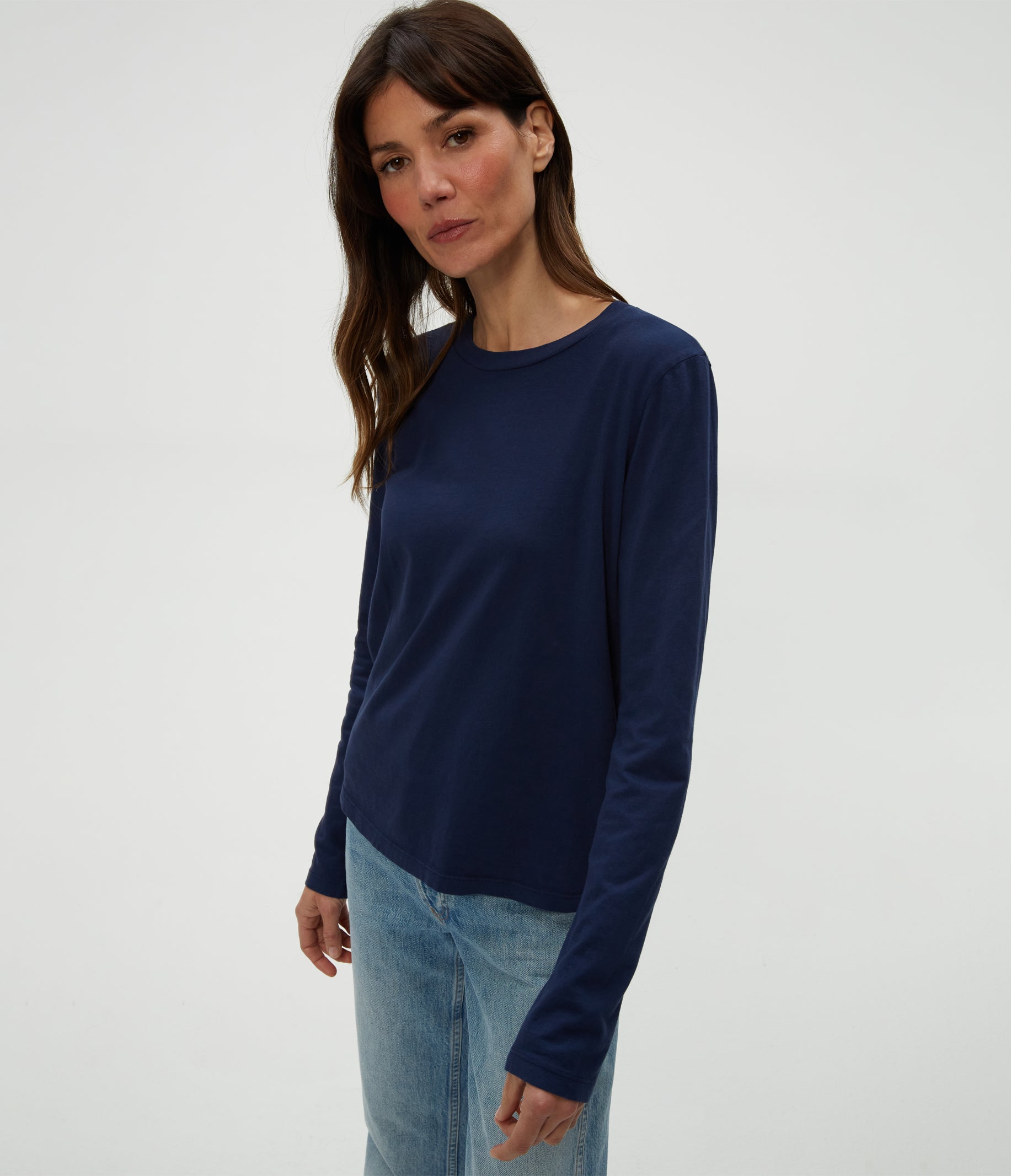 (取寄) マイケル スターズ レディース クラリッサ ロング スリーブ ティー Michael Stars women Clarissa Long Sleeve Tee Black Michael Stars Women's Clarissa Long Sleeve Tee, Black at