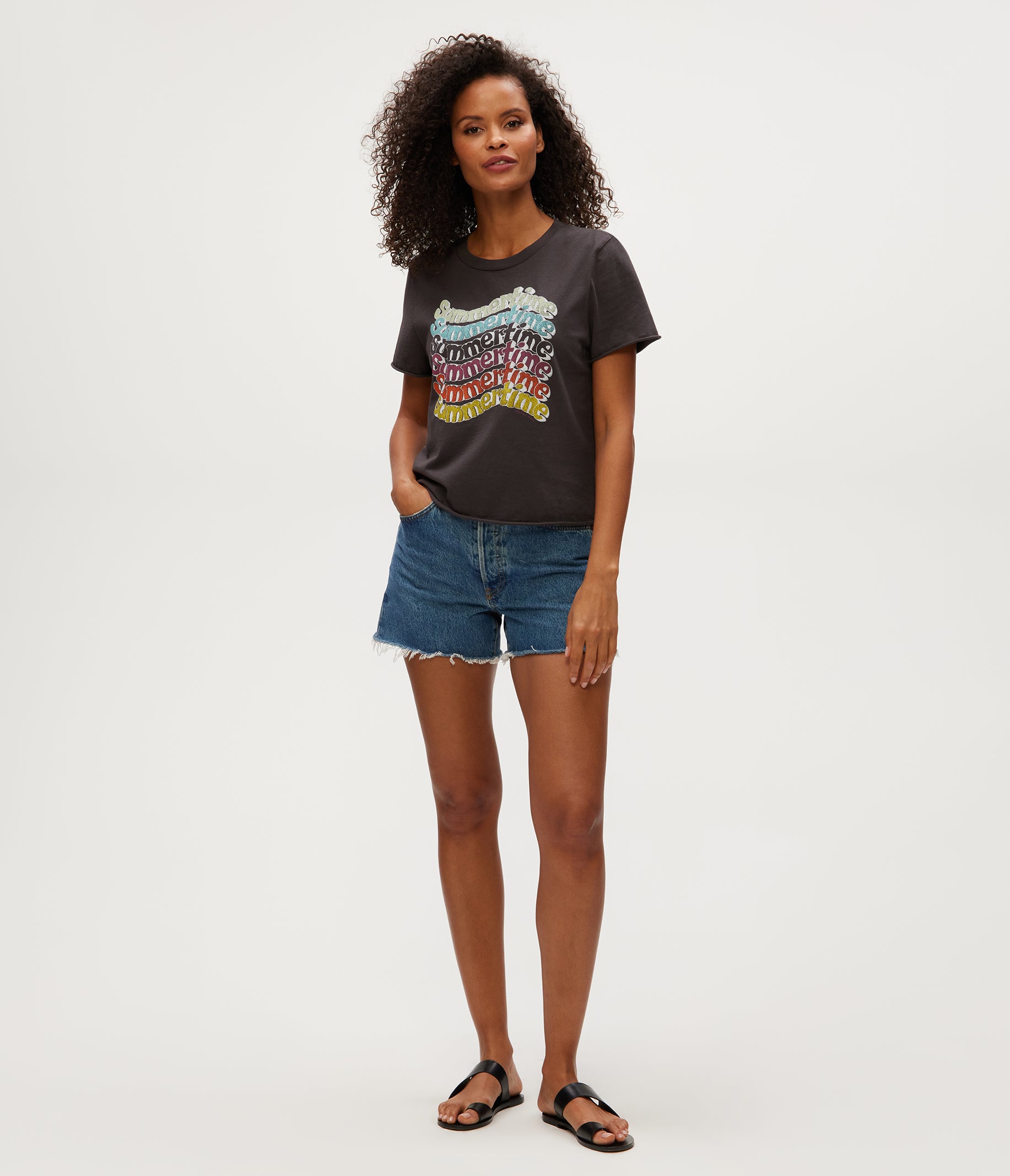 Summertime Cropped Tee