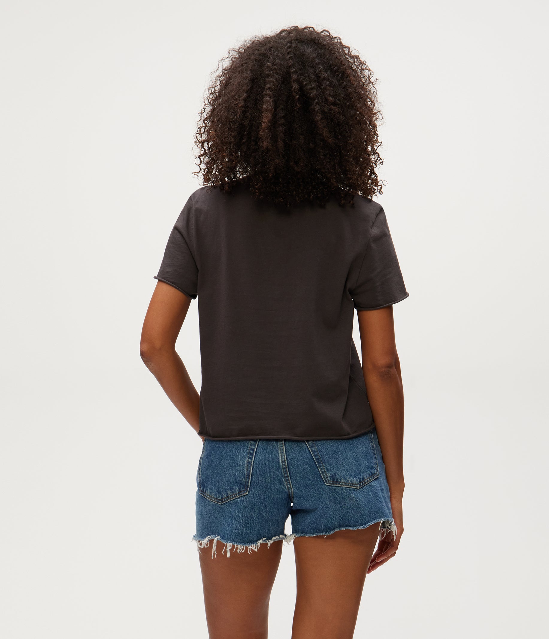 【CPGN STUDIO】25SS★ Butter Ribbon Crop Short Sleeve Tee Garden Party Cropped Boxy Tee | FBM
