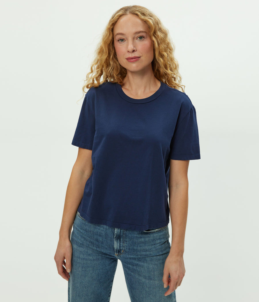 Nina Crewneck Tee #NOCTURNAL