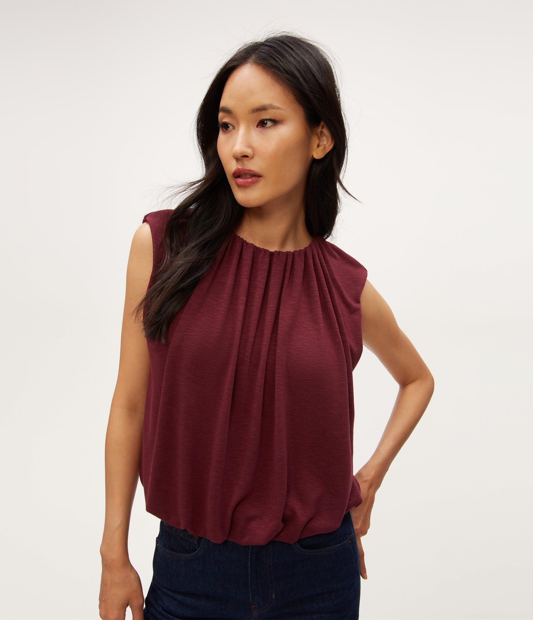 キャミソール Bubbles - May shirring tops Cindy Bubble Top