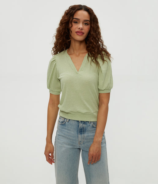 SUPER RIB PUFF S/S TOPS – COVERCHORD