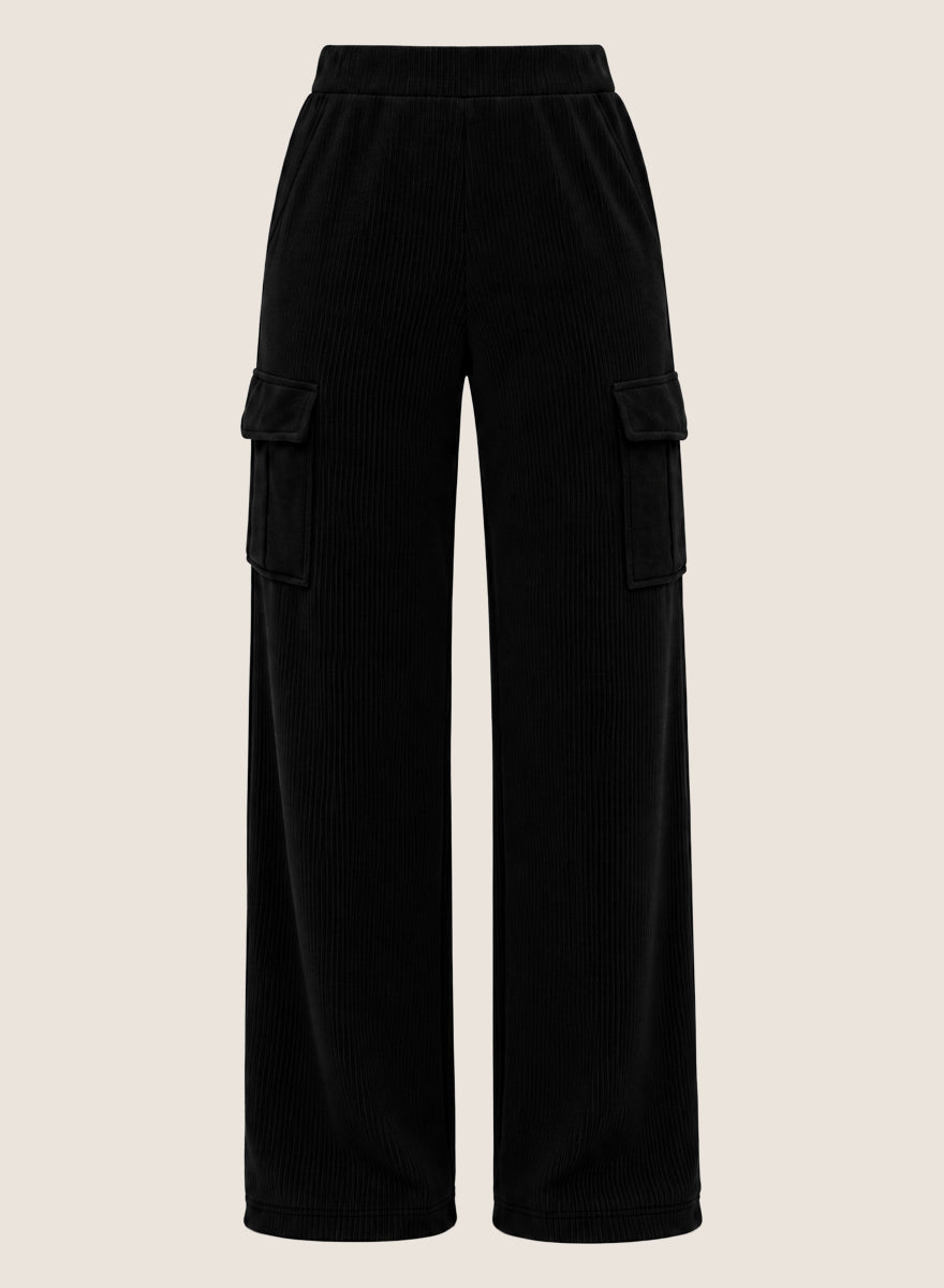Avery Ribbed Cargo Pant