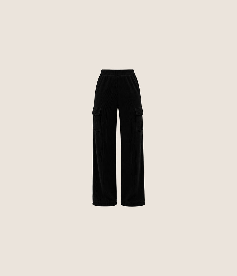 Avery Ribbed Cargo Pant