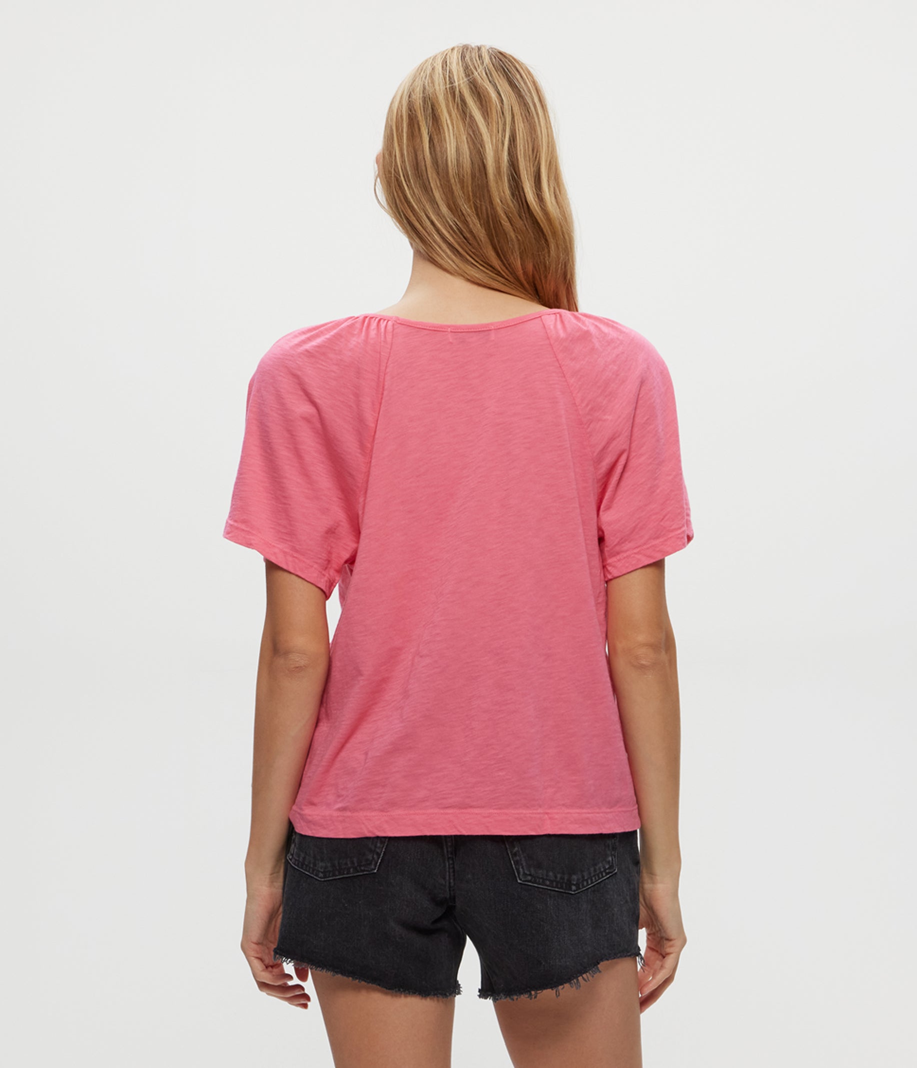 ★ Phyps Department★ Strawberry Sporty Mesh Short Sleeve T Strawberry Sporty Mesh Short Sleeve T-Shirt_Light Grey