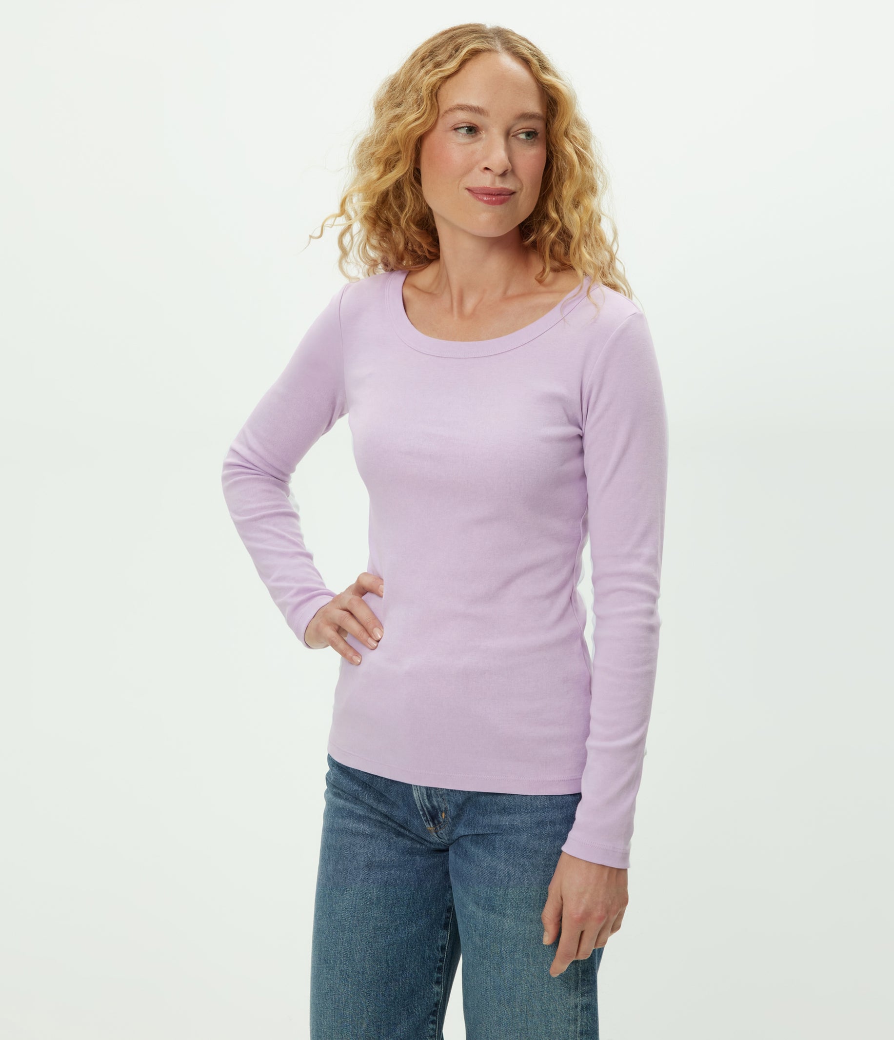 Legacy Supima Tee with Raw Edge