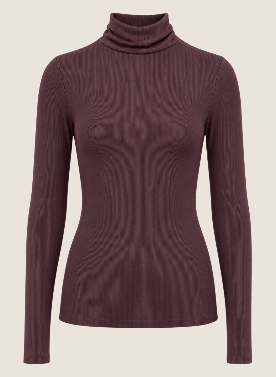 Tara Crop Turtleneck