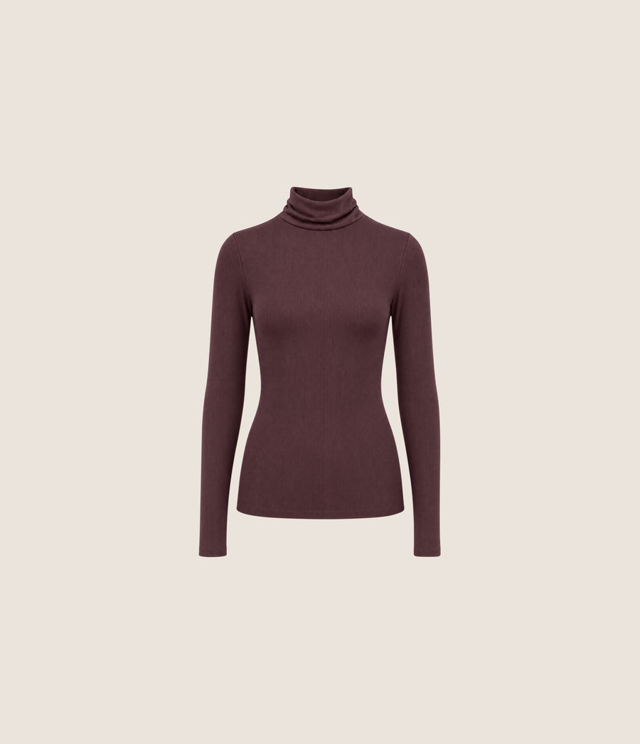 Tara Crop Turtleneck