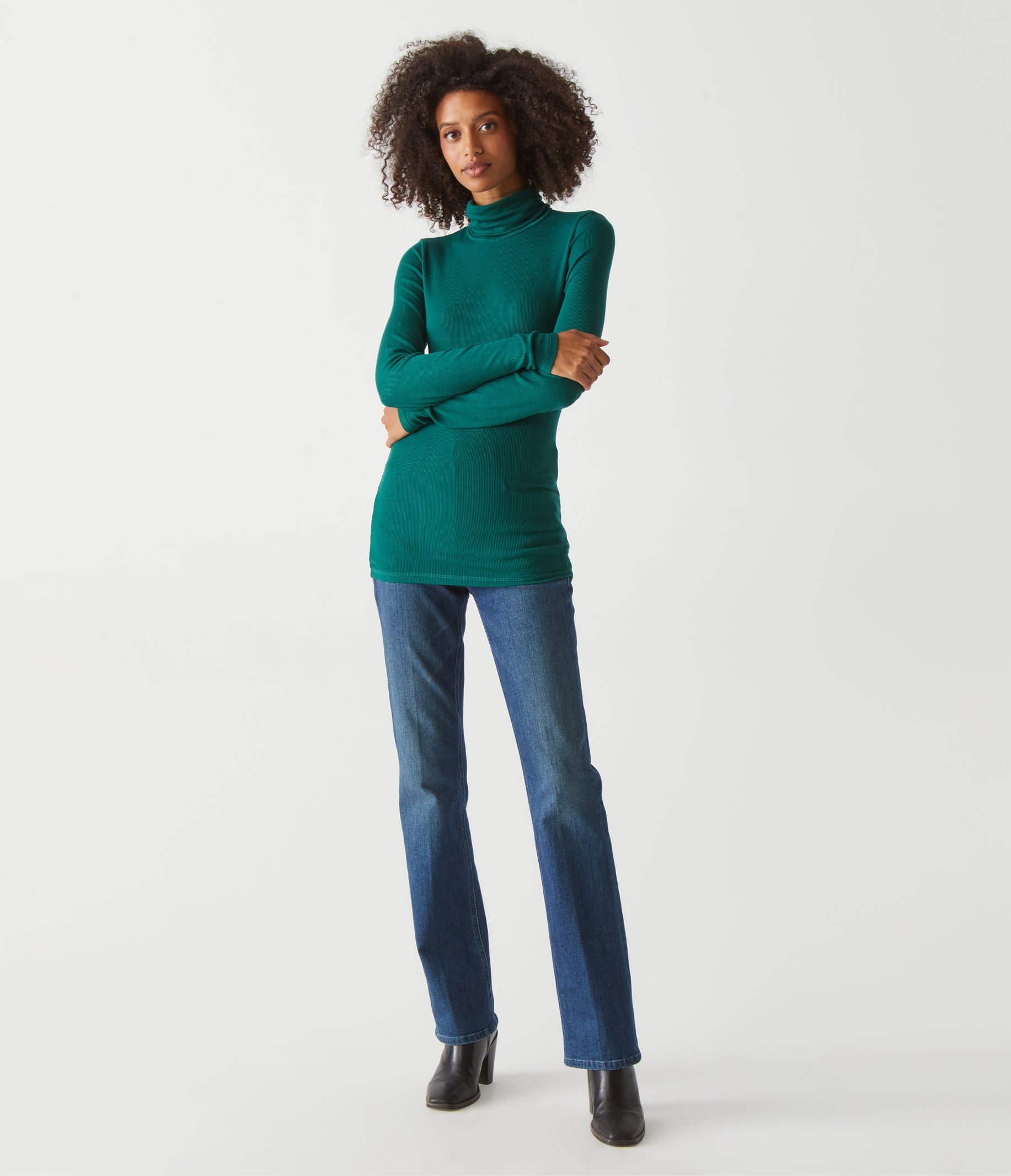 Gail Ribbed Turtleneck