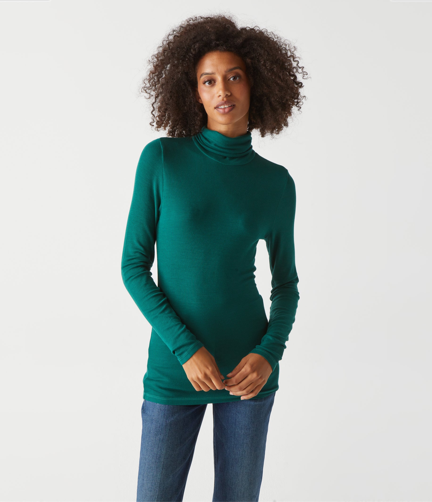 Gail Ribbed Turtleneck