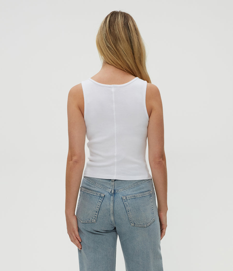 Michael Stars in White  Back View #WHITE
