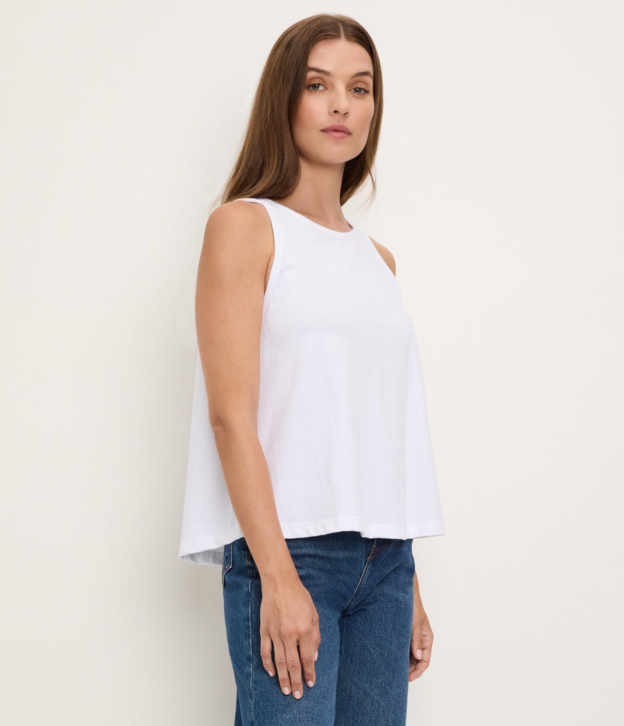 Yvonne Shell Tank WHITE / XL #WHITE