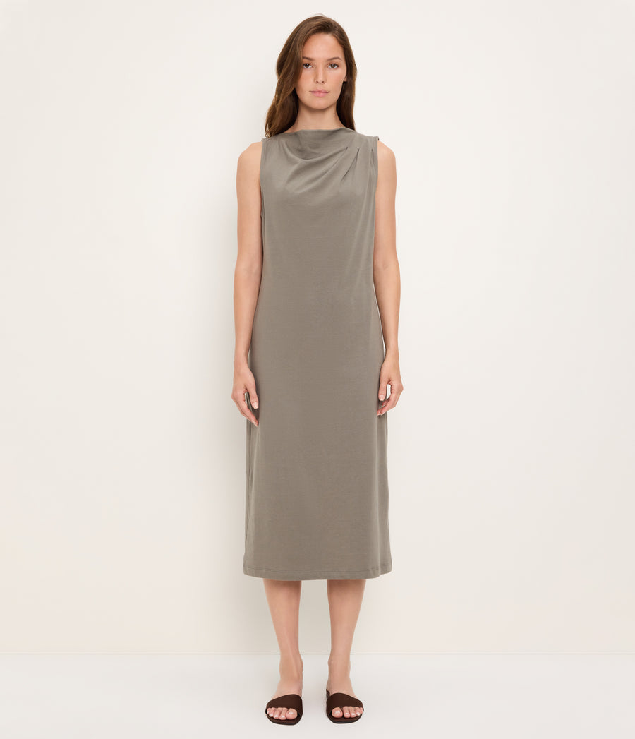 Aurelia Midi Dress COVERT GREEN / XL
