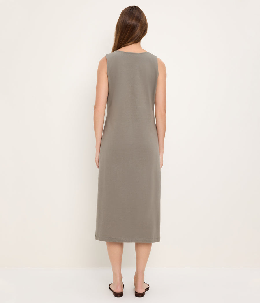 Aurelia Midi Dress COVERT GREEN / XL