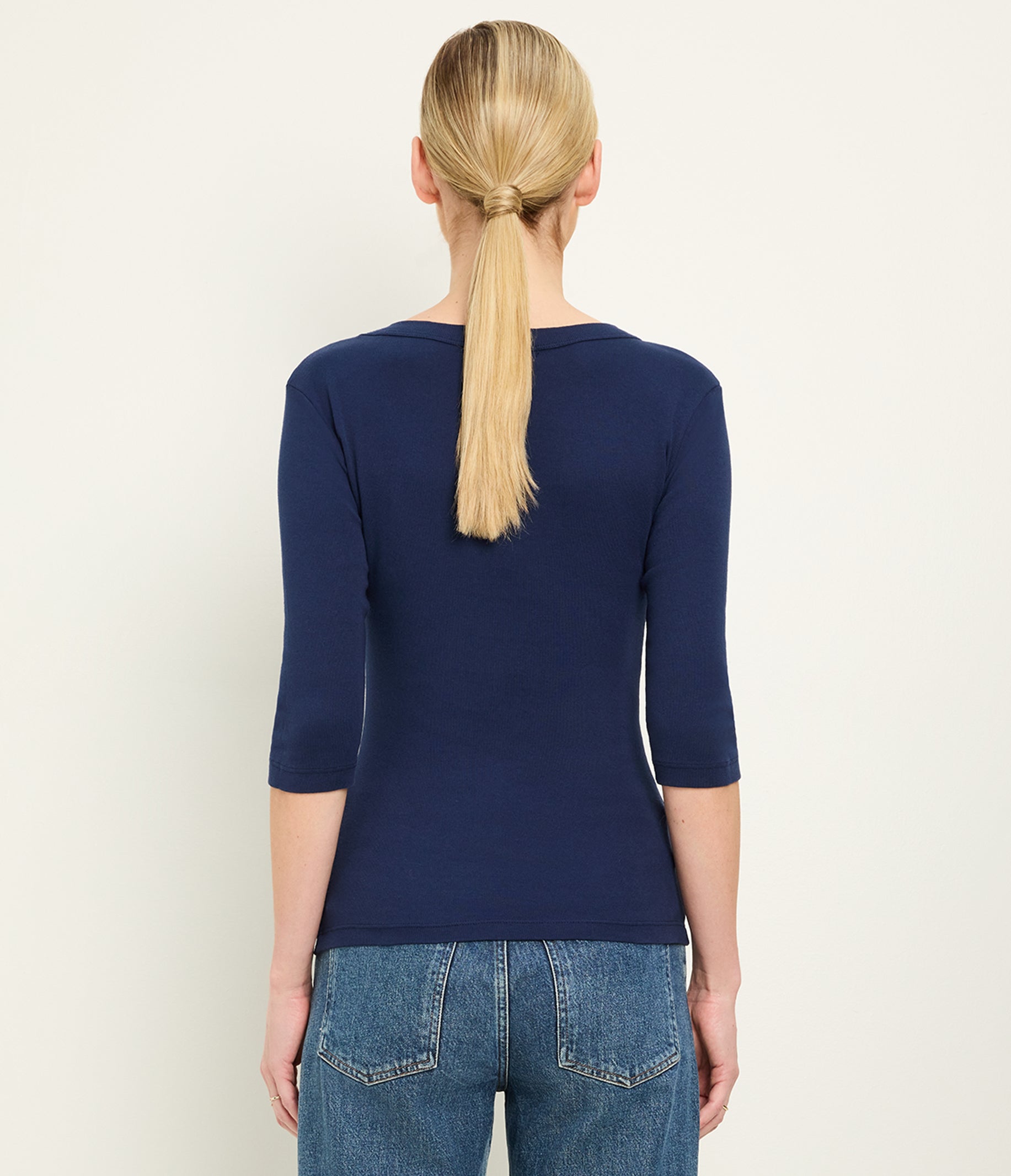 Dot 3/4 Sleeve Tee