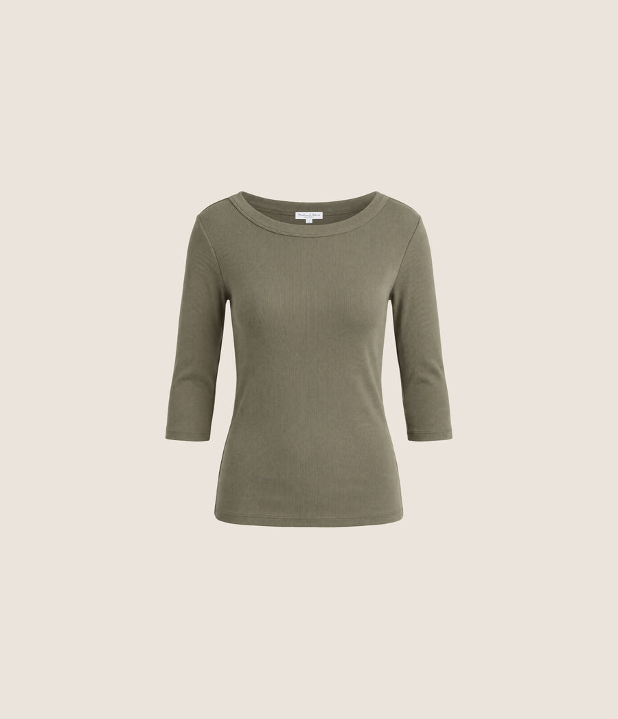 Dot 3/4 Sleeve Tee
