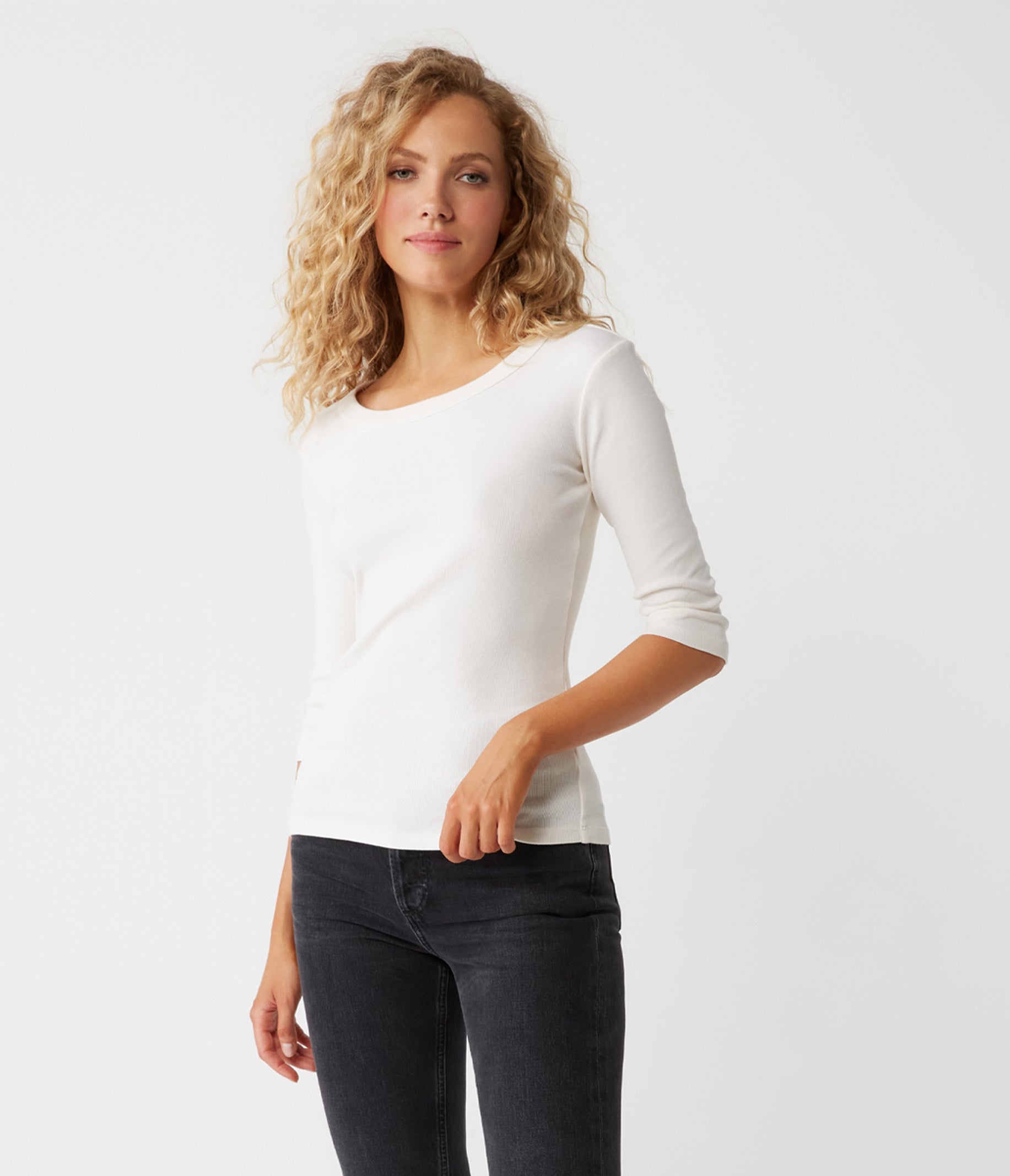 Three Dots Tモデル Dolphin Gray llic Three Dots Cotton Short Sleeve Crewneck Tee MSRP $42 Size M | eBay