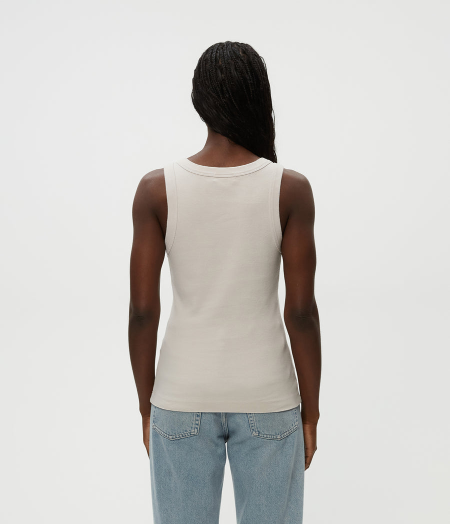 Paloma Tank in Cement  Back View #CEMENT