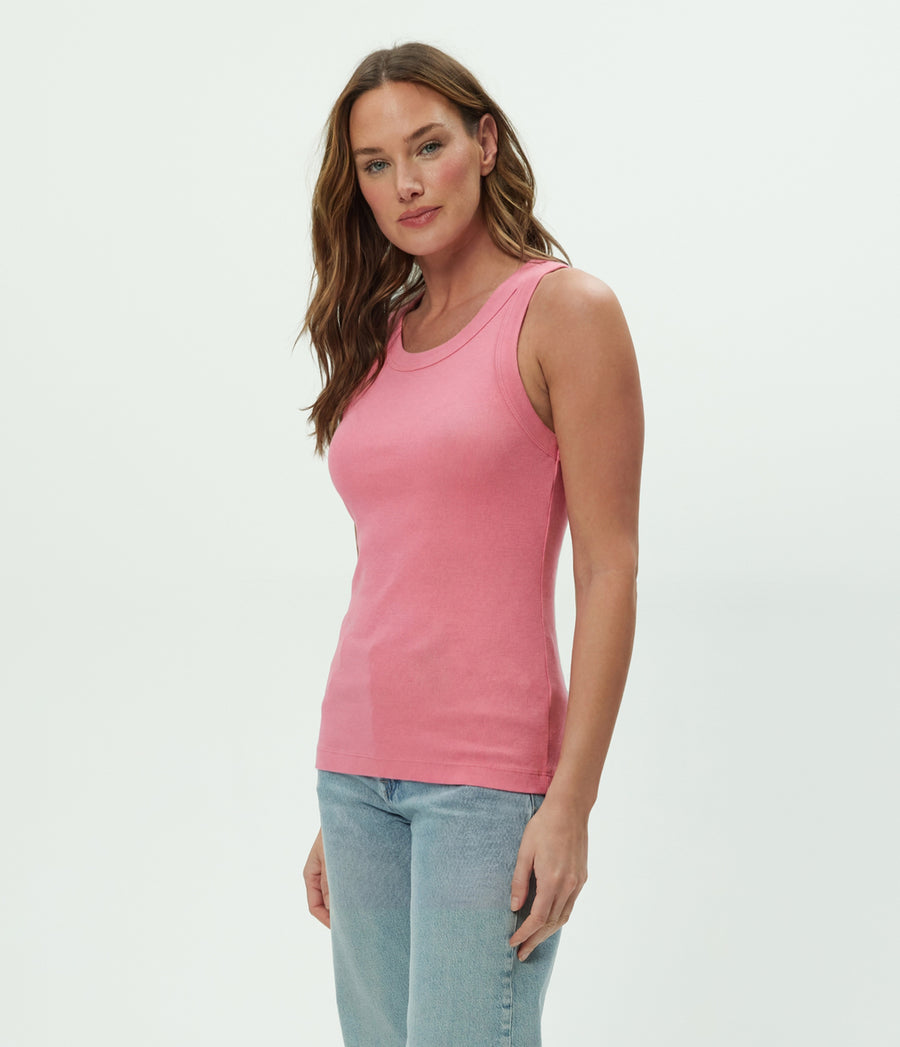 Paloma Tank in DRAGONFRUIT Pink Side View #DRAGONFRUIT