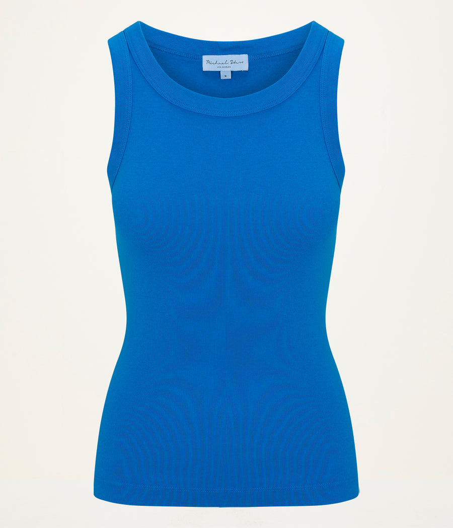 Paloma Tank  in PACIFIC BLUE Close up View #PACIFIC