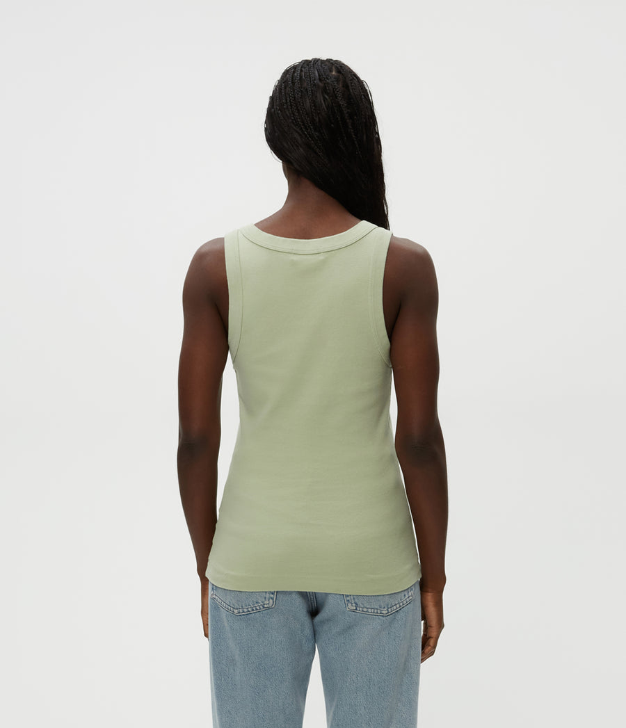 Paloma Tank in Seacrest Green Back View #SEACREST