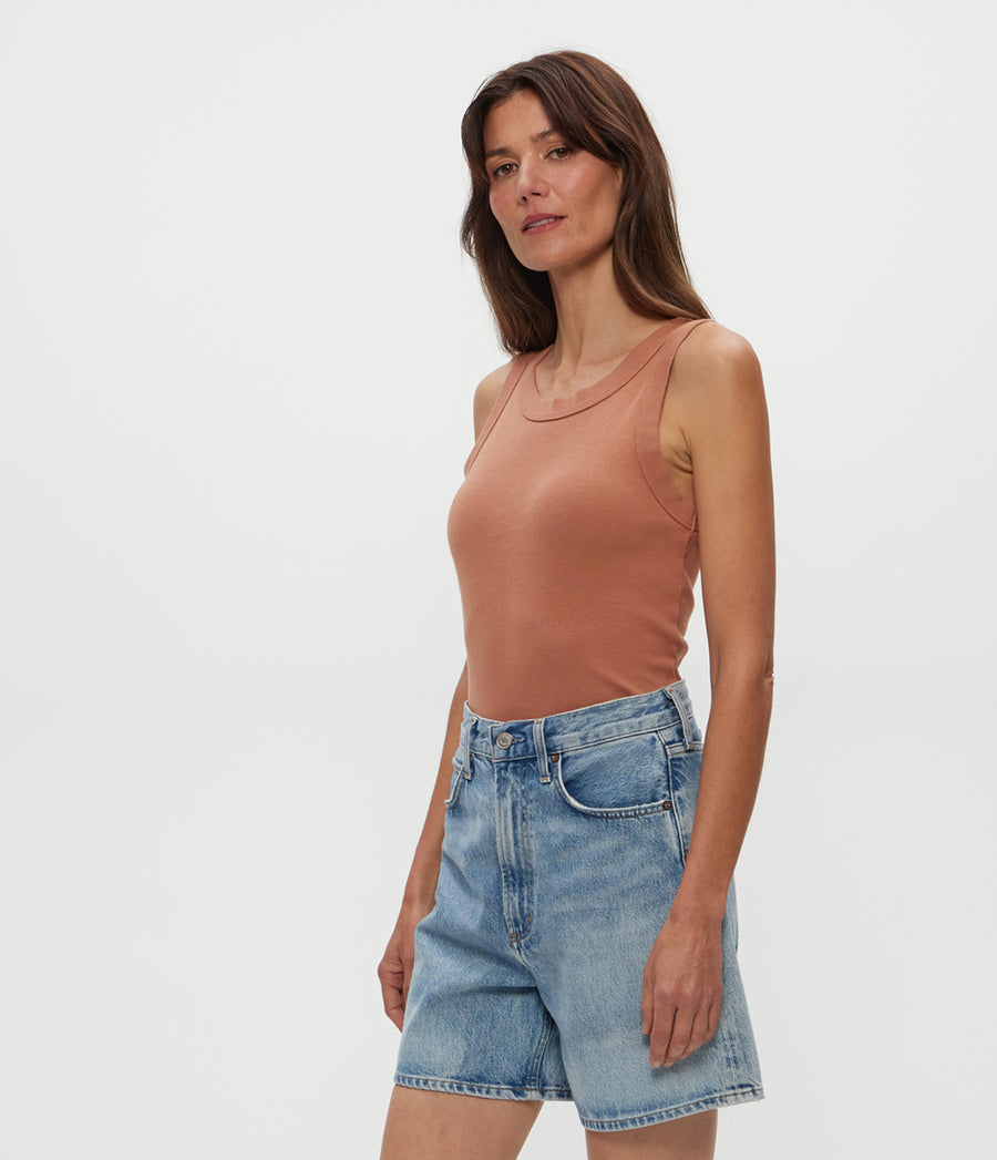 Paloma Tank in TERRA Orange Side View #TERRA