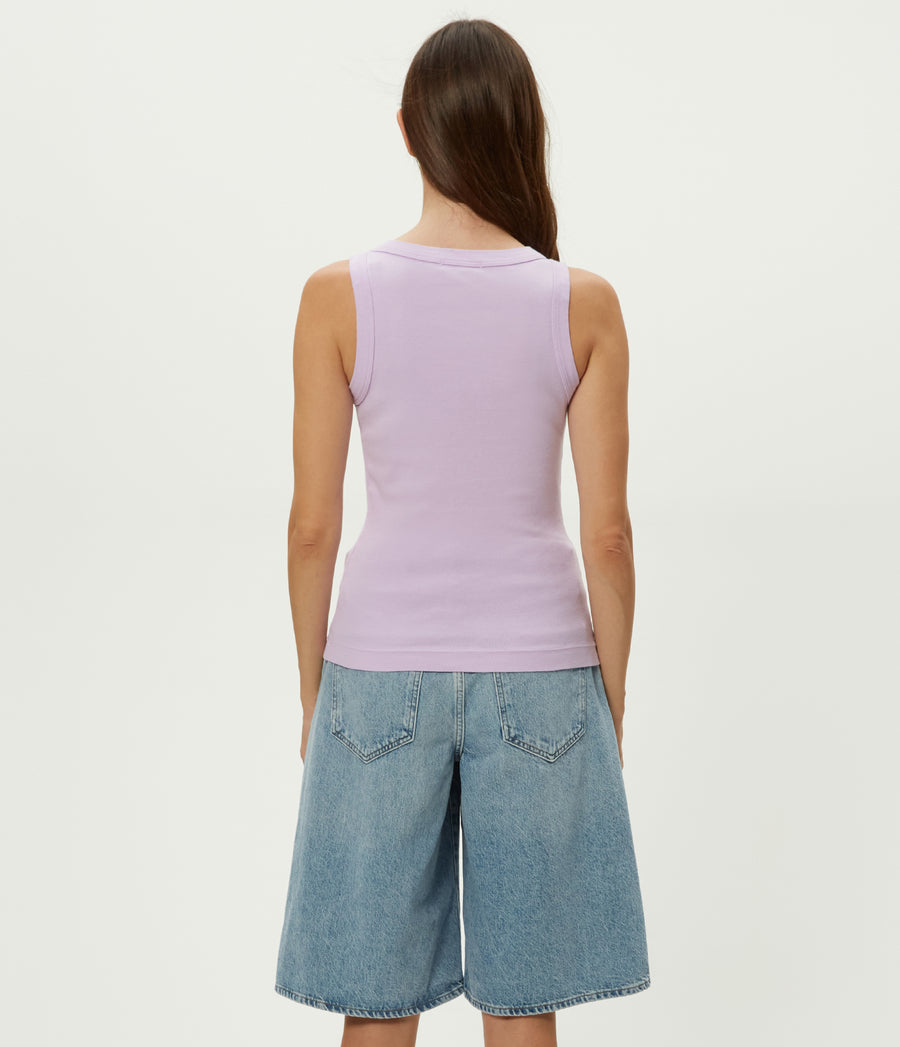 Paloma Tank in WHIMSY PURPLE Back View #WHIMSY