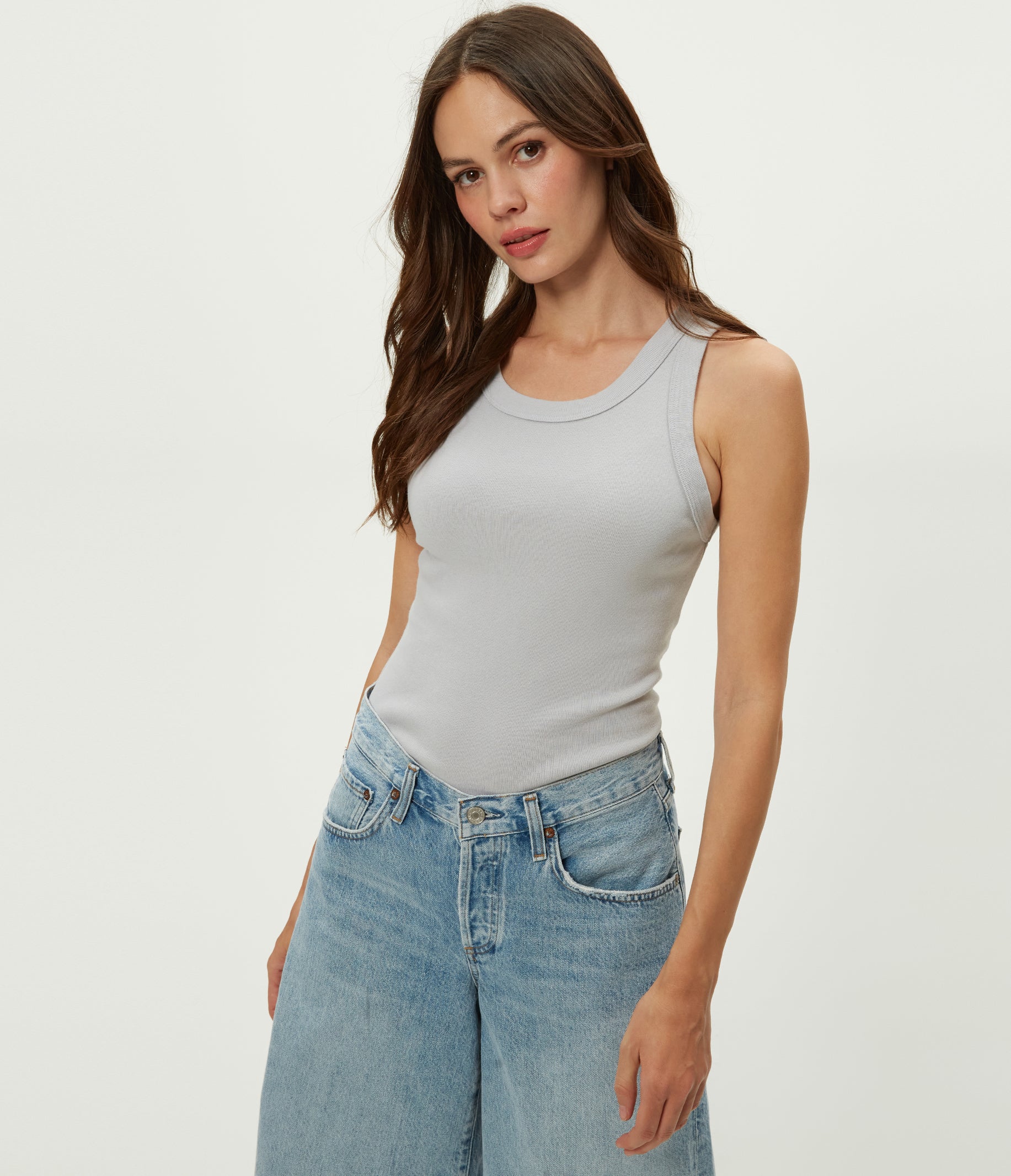 (取寄) マイケル スターズ レディース パロマ ワイド バインディング タンク Michael Stars women Michael Stars Paloma Wide Binding Tank Nocturnal Paloma Tank