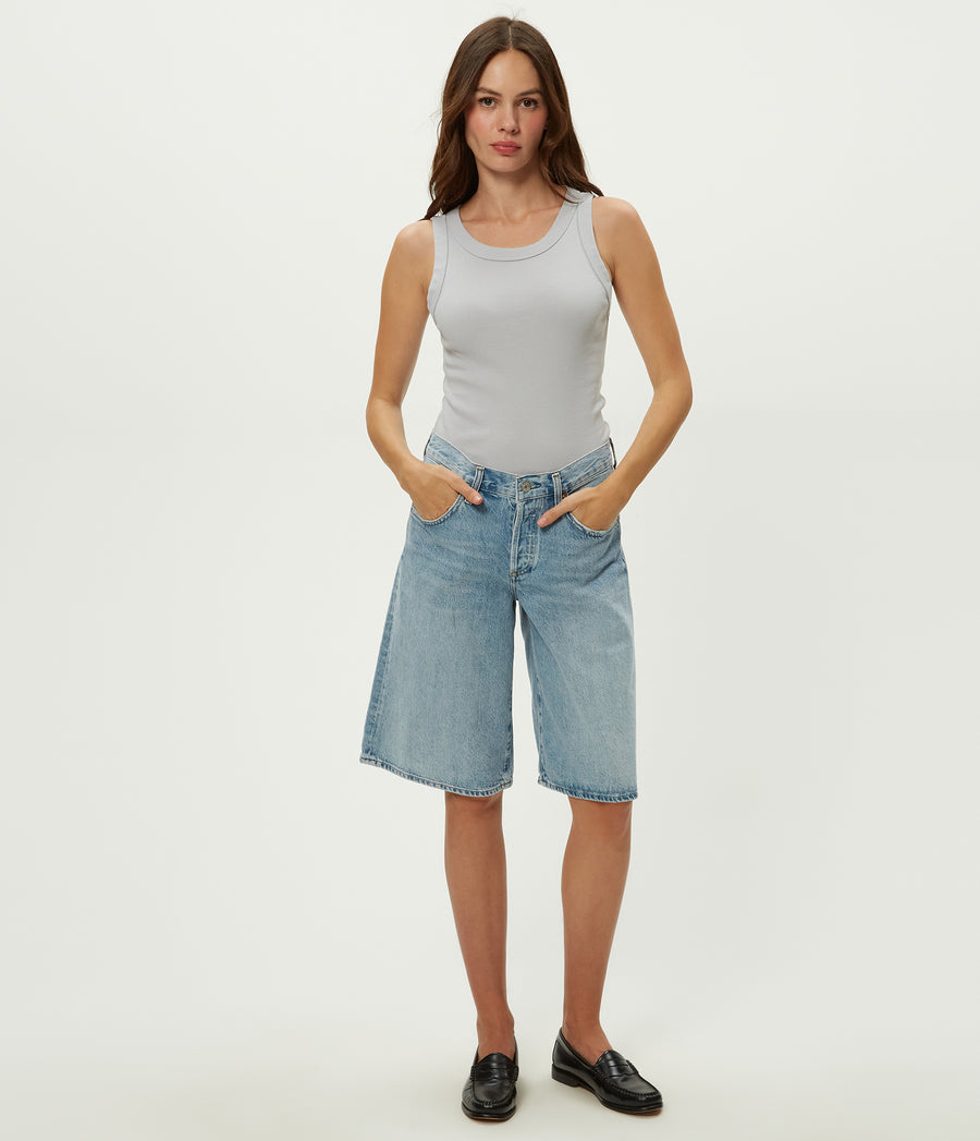Paloma Tank in ZINC Grey Full Body View #ZINC