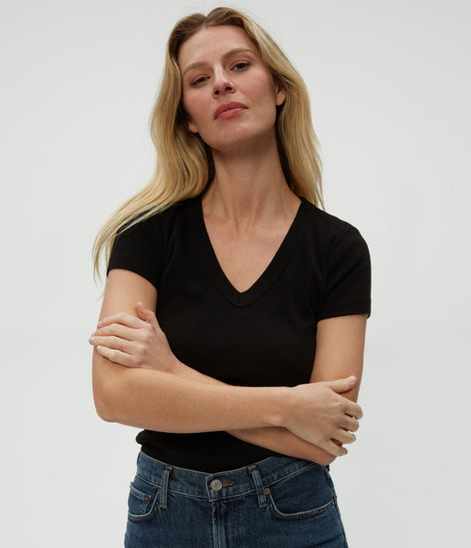 Nikki V-Neck Tee