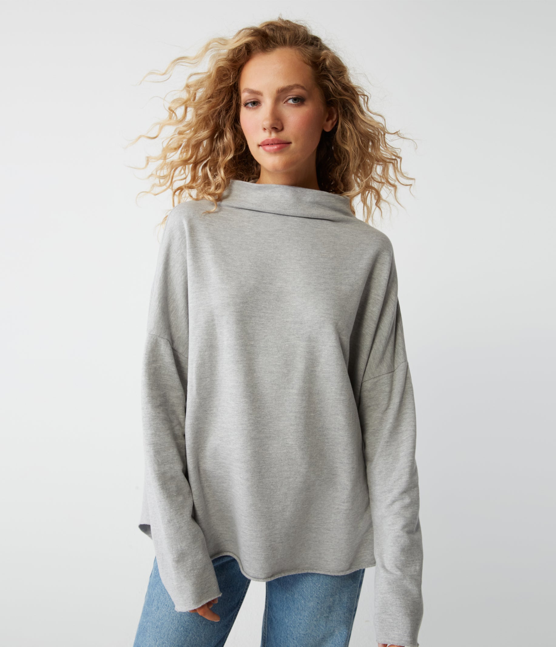(取寄) マイケル スターズ レディース ローレル モック ネック トップ Michael Stars women Laurel Mock Neck Top Moonlit Laurel Mock Neck Top