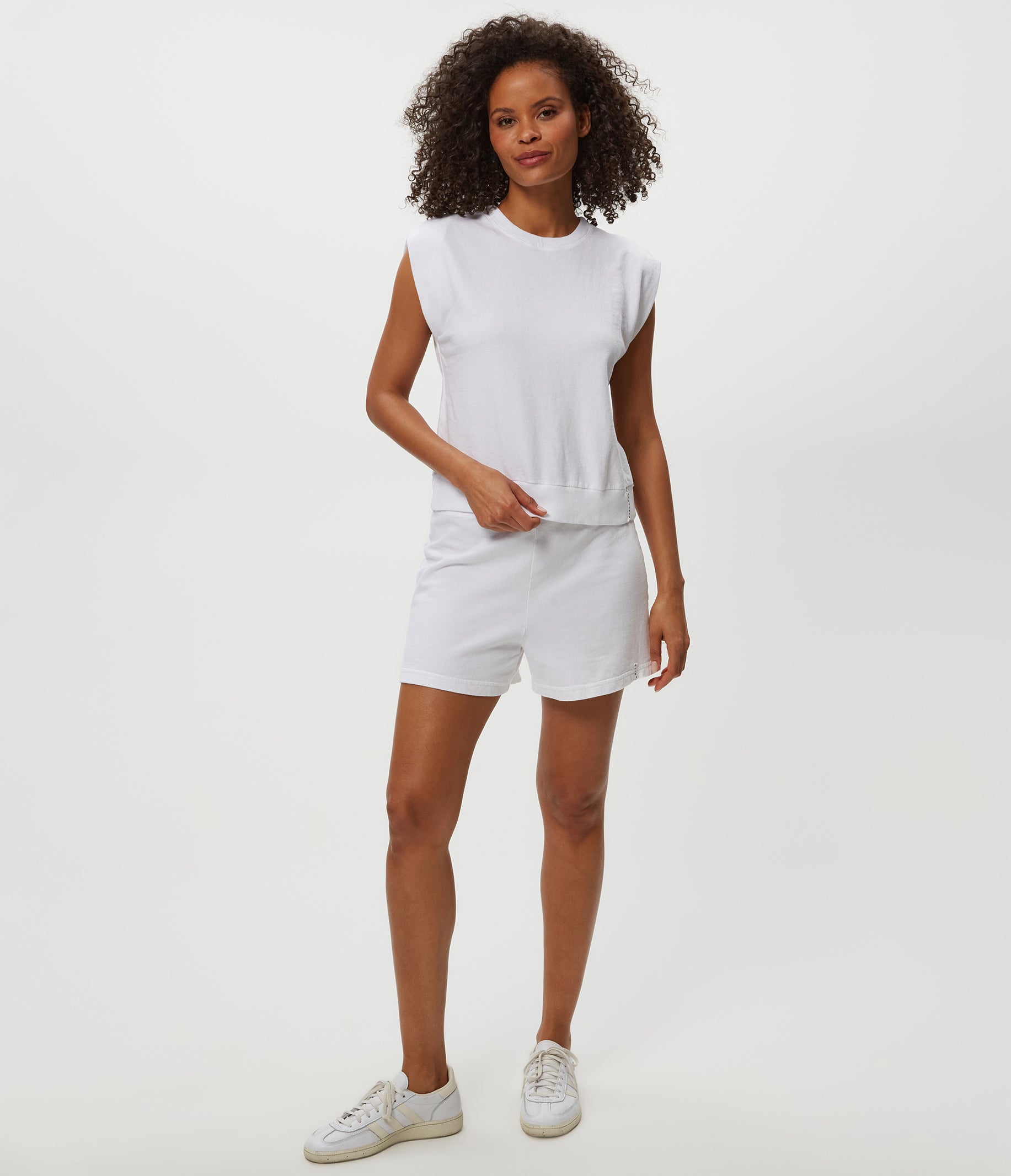 Brooklyn Power Shoulder Sweatshirt