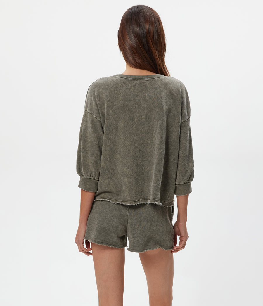 Julia Mineral Wash Pullover