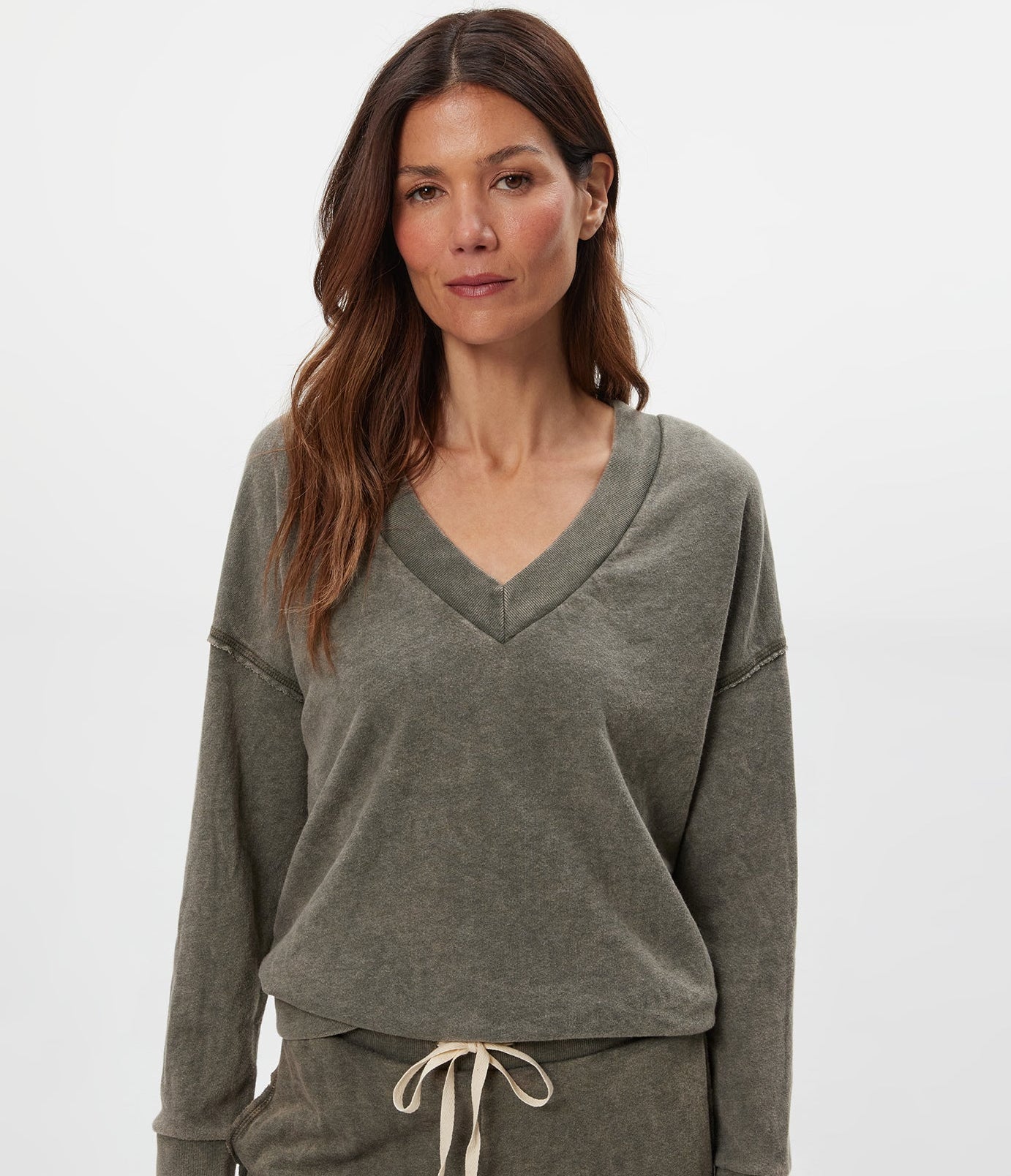 Tibby V-Neck Sweatshirt