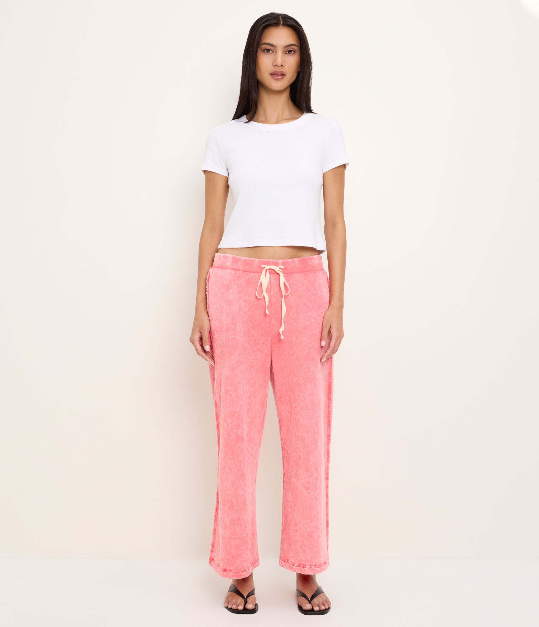 Petite Medina Cropped Gauze Pant