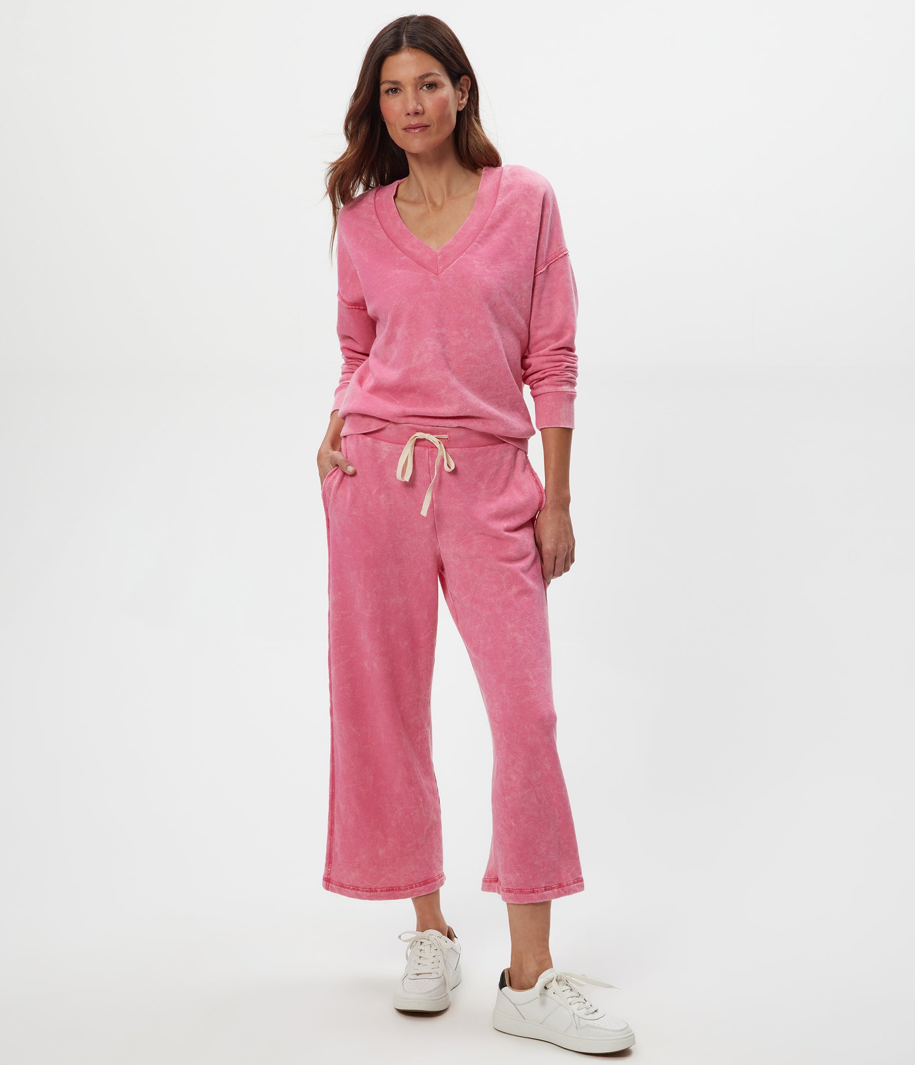 Jaden Mineral Wash Cropped Pant