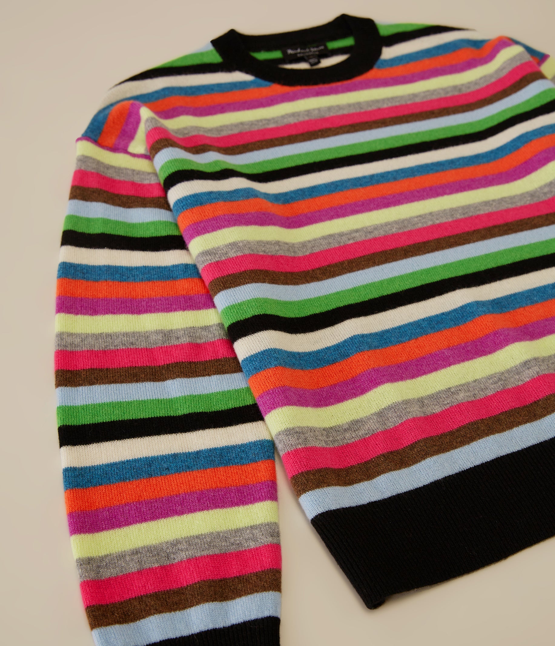 Cashmere rainbow sweater on sale