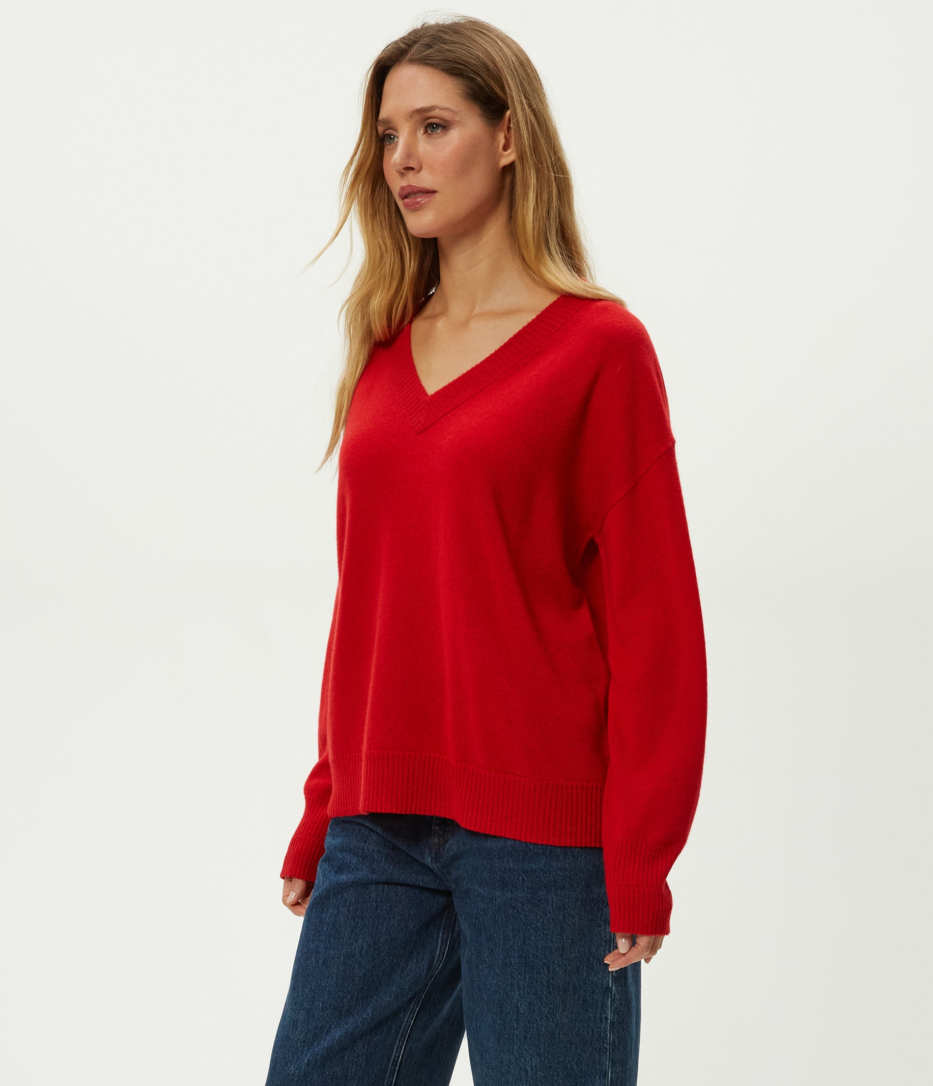 Gemma V-Neck Cashmere Sweater