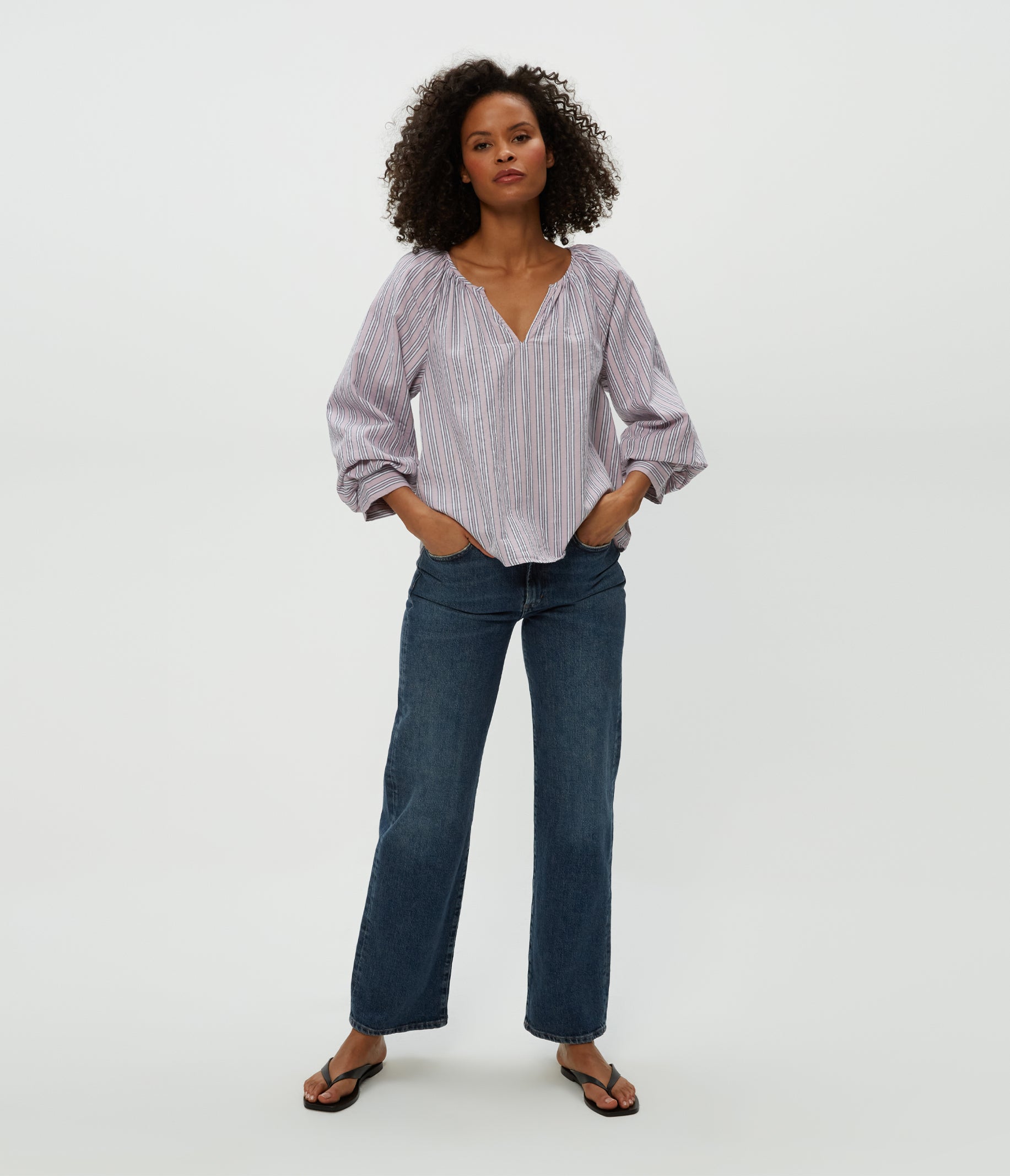 Cleo Notch Neck Top