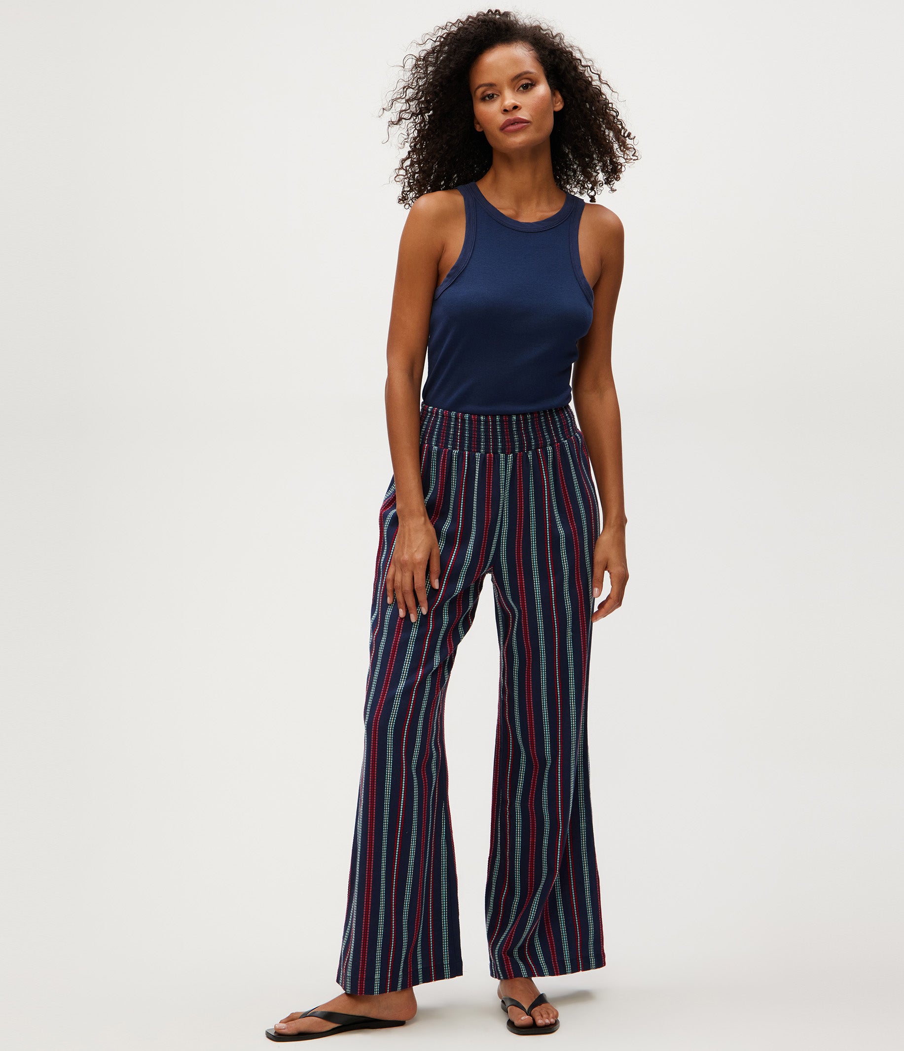 Sita Embroidered Wide Leg Pant