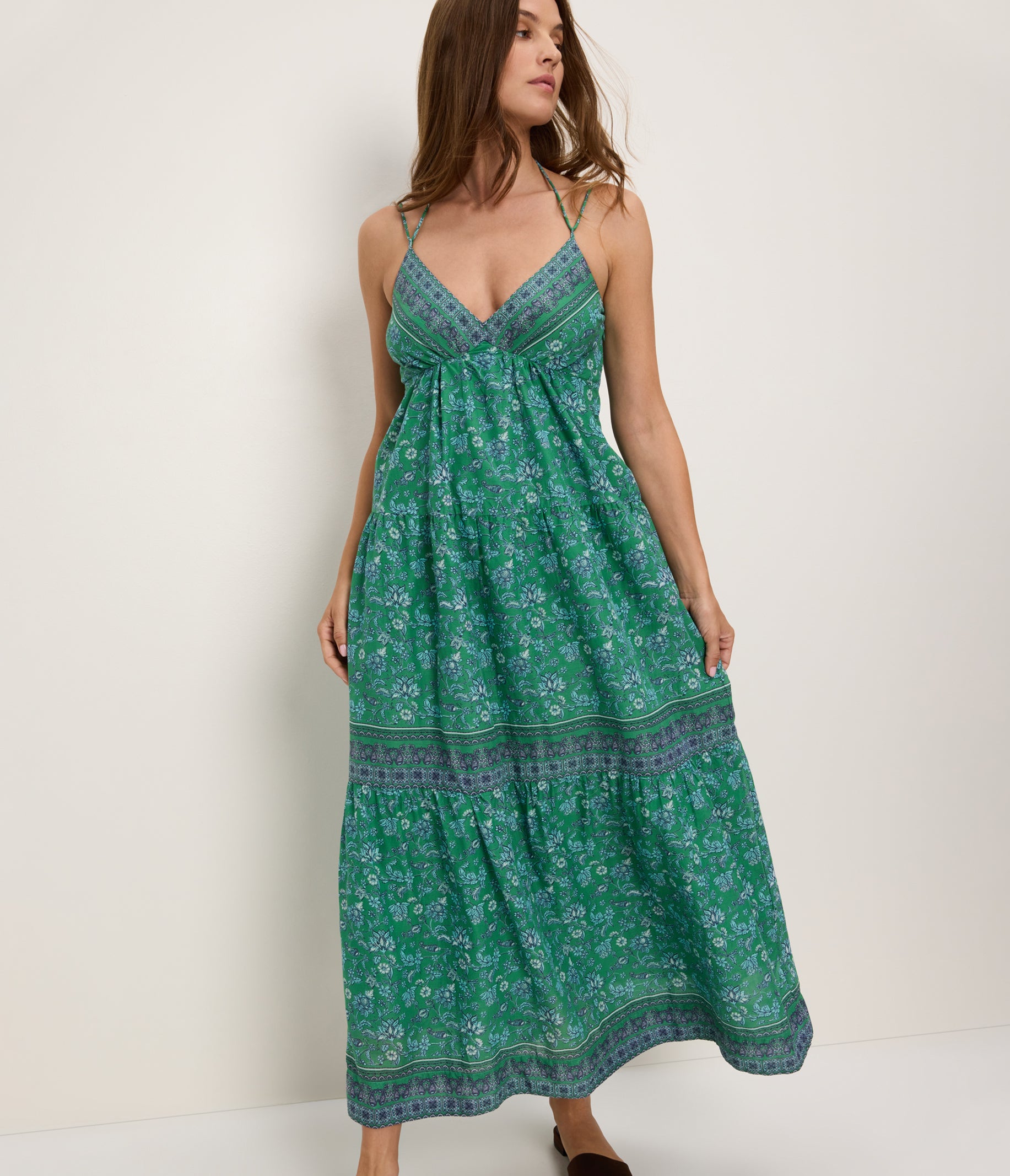 Isolde Printed Maxi Dress
