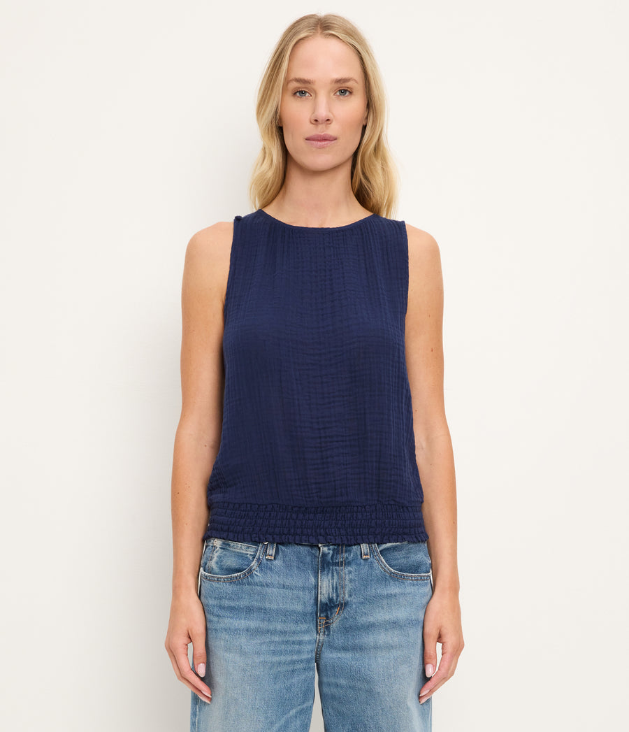 Janelle Tie Neck Tank NOCTURNAL / XL #NOCTURNAL